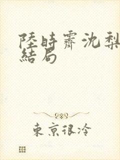 陆时霁沈梨初大结局