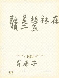 欧美丝袜在线视频二区