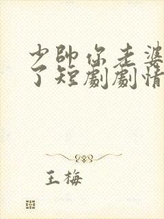 少帅你老婆又跑了短剧剧情介绍封面