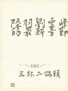 陆羽刘云峰小说的最新章节