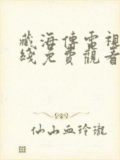 藏海传电视剧在线免费观看流畅版