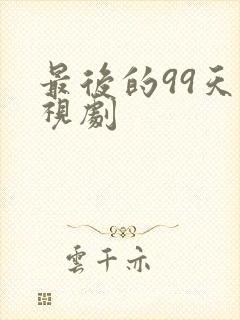 最后的99天电视剧