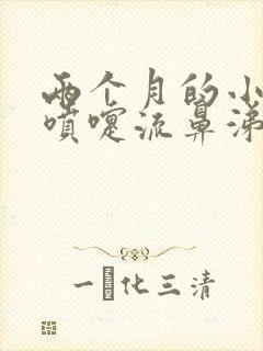 两个月的小猫打喷嚏流鼻涕怎么办封面