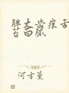 胖大齿痕舌 舌苔白腻