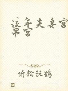 流年夫妻宫入财帛宫