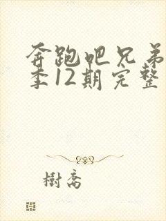 奔跑吧兄弟第一季12期完整版免费