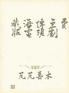 藏海传免费完整版电视剧