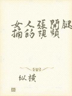 女人张开腿让人捅的视频