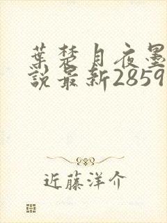 叶楚月夜墨寒小说最新2859