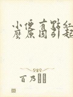 小便有点红色什么原因引起的