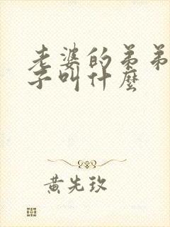 老婆的弟弟的儿子叫什么