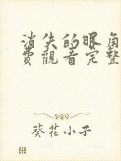 消失的眼角膜免费观看完整版电视剧