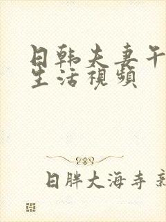 日韩夫妻午夜性生活视频封面