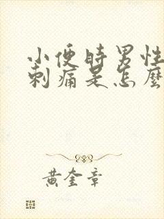 小便时男性尿道刺痛是怎么回事还有血封面