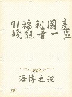 91福利国产在线观看一区二区封面