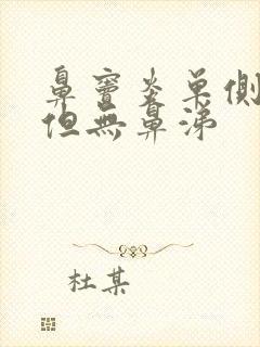 鼻窦炎单侧鼻塞但无鼻涕