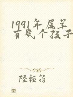 1991年属羊有几个孩子