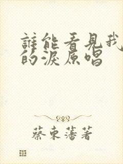 谁能看见我心里的泪原唱