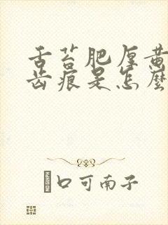 舌苔肥厚黄腻有齿痕是怎么回事封面