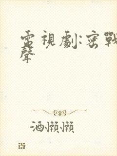 电视剧:密战无声