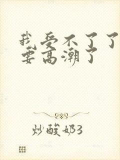 我受不了了,我要高潮了封面