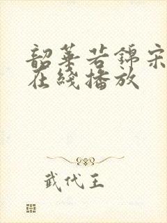 韶华若锦宋威龙在线播放