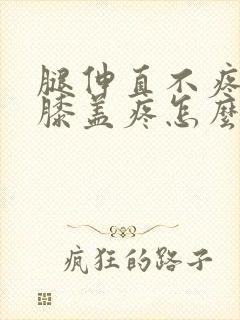 腿伸直不疼弯曲膝盖疼怎么治