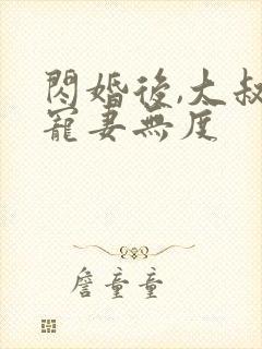 闪婚后,大叔他宠妻无度