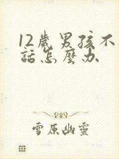 12岁男孩不听话怎么办