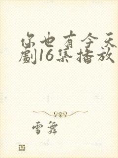 你也有今天电视剧16集播放免费观看