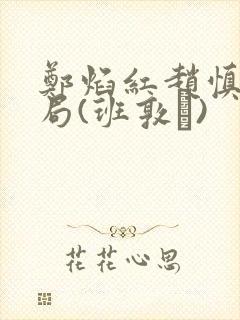 郑焰红赵慎三结局(班敦�)