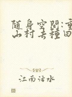 随身空间:重返山村去种田