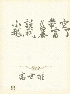 小说《带空间穿越,我暴富了》封面