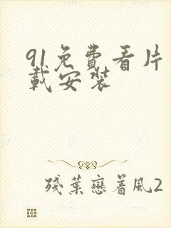 91免费看片下载安装