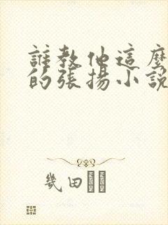 谁教他这么修仙的张扬小说封面