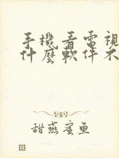 手机看电视剧用什么软件不花钱