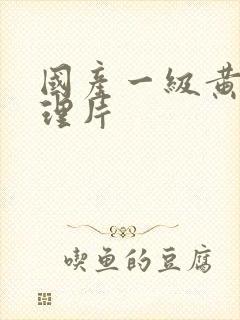 国产一级黄色伦理片