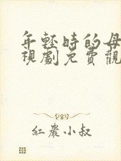 年轻时的母亲电视剧免费观看5