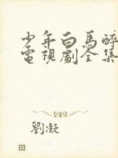 少年白马醉春风电视剧全集资源