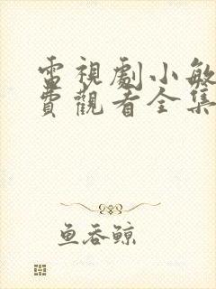 电视剧小敏家免费观看全集