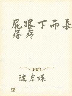 屁眼下面长硬疙瘩疼