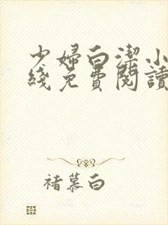 少妇白洁小说在线免费阅读