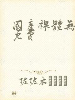 国产裸体无遮挡免费