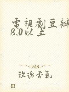 电视剧豆瓣评分8.0以上