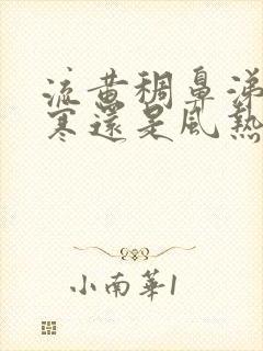 流黄稠鼻涕是风寒还是风热