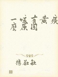 一咳有黄痰是什么原因