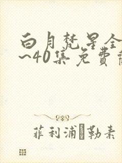 白月梵星全集1~40集免费观看完整版