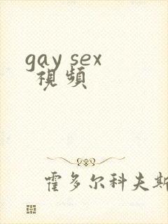 gay sex 视频