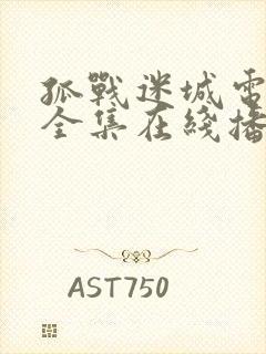 孤战迷城电视剧全集在线播放免费