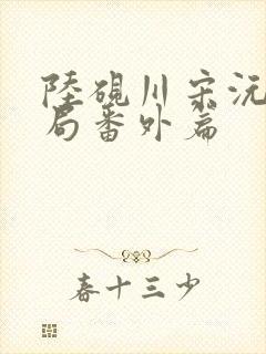 陆砚川宋沅大结局番外篇